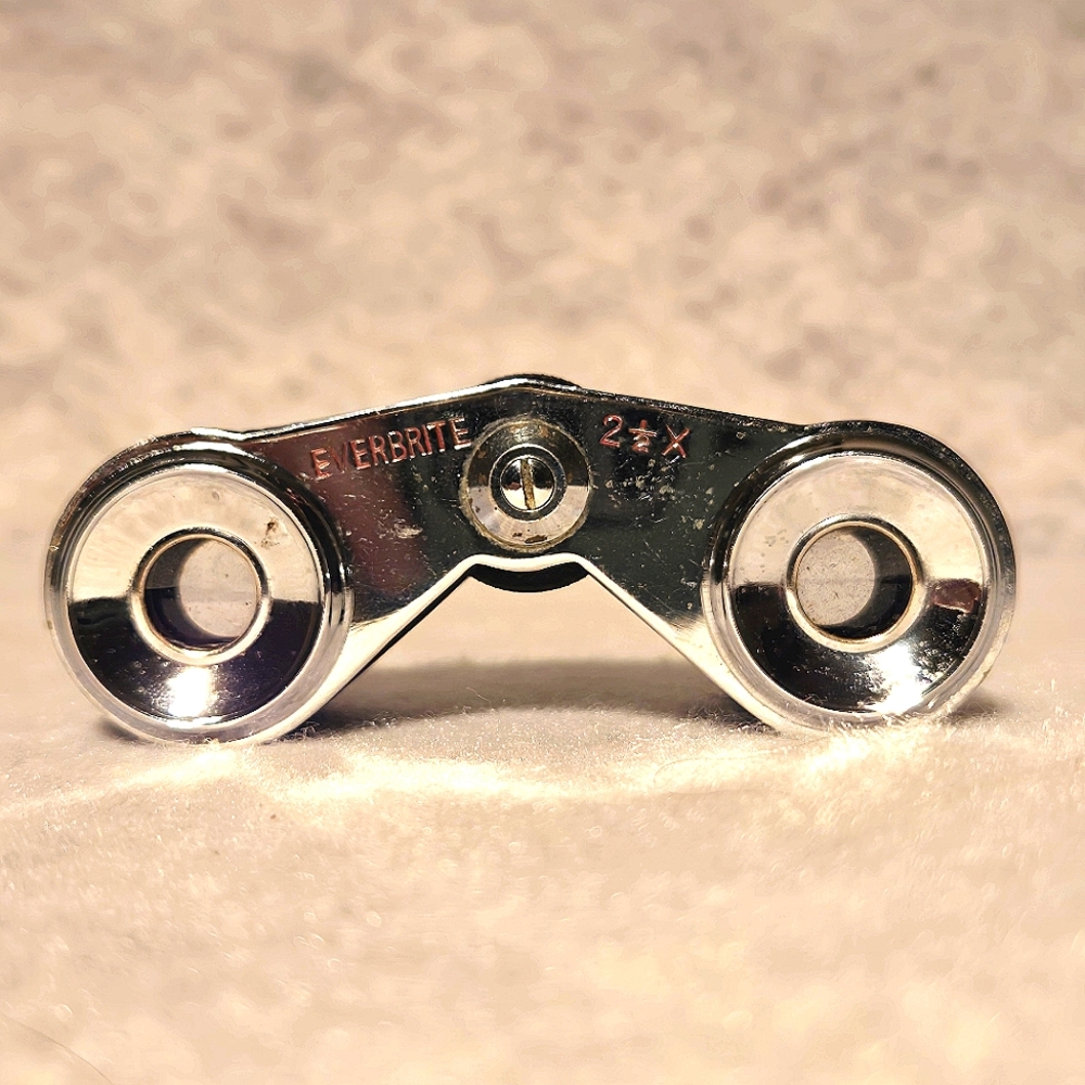 VTG Japan Selsi Everbrite Retractable Opera Glasses/Pocket Binoculars, Stamped - Picture 5 of 8